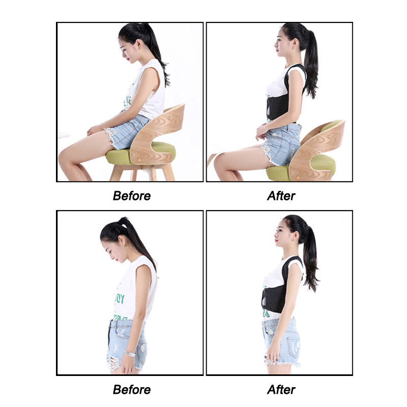 CE RoHS Magnetic Therapy Posture Corrector for Men and Women Student Back Pain Relief Adjustable Braces Shoulder Support T174K03 CX200818