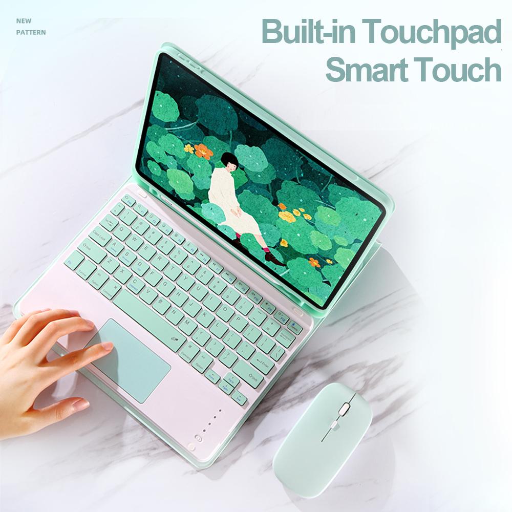 Suitable for ipad8 ipad Air3 105 wireless keyboard 102 tablet case with pen slot and mouse