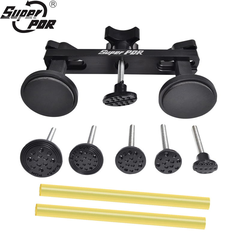 Super PDR Tools Newest Black Dent Pulling Bridge + 2 pcs Hot Melt Glue Sticks Paintless Dent Repair Tools Hail Removal Kits
Super PDR Tools Newest Black Dent Pulling Bridge + 2 pcs Hot Melt Glue Sticks Paintless Dent Repair Tools Hail Removal Kits