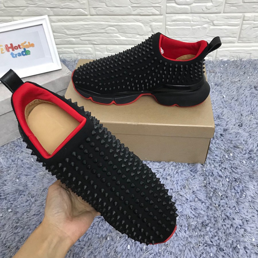 Sock Sneakers Designers Men Donna Red Fashion Casual Shoes Women Low Top Pull-On Sneaker With Krystal Spikes For Sale, Black
Sock Sneakers Designers Men Donna Red Fashion Casual Shoes Women Low Top Pull-On Sneaker With Krystal Spikes For Sale, Black