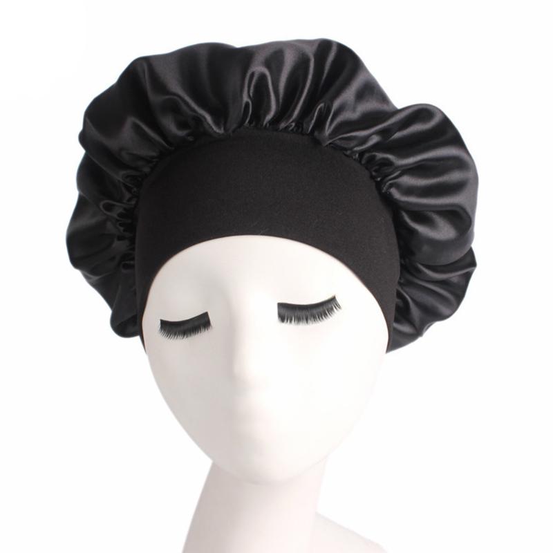Women Wide Brimmed Salon Nightcap Bath Bonnet Sleeping Hat Unisex Shower Elastic Satin Chemotherapy Solid Hair Care Soft, Blue
Women Wide Brimmed Salon Nightcap Bath Bonnet Sleeping Hat Unisex Shower Elastic Satin Chemotherapy Solid Hair Care Soft, Blue