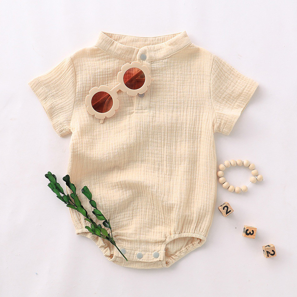 Newborn Kids baby boy clothes Short Sleeve Solid Shirt Romper Clothes baby boy rompers summer Body
Newborn Kids baby boy clothes Short Sleeve Solid Shirt Romper Clothes baby boy rompers summer Body