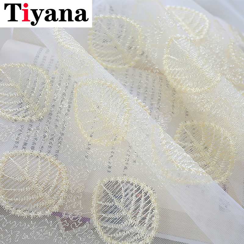 Beige Embroidered Leaf Curtain Window Screen Transparent Mesh Fabric For Living Room Bedroom Kitchen Transparent Tulle JK134Y
Beige Embroidered Leaf Curtain Window Screen Transparent Mesh Fabric For Living Room Bedroom Kitchen Transparent Tulle JK134Y