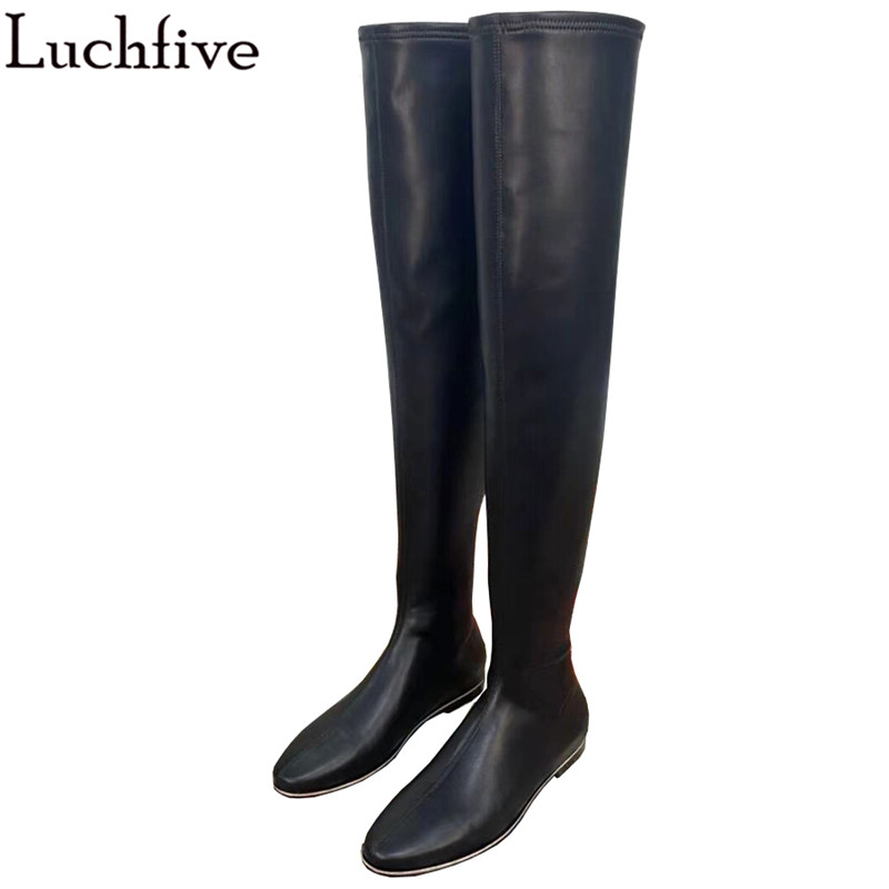 Thigh High Boots Woman Round Toe Flat Heel Over the knee Boots Runway T show Party Shoes Winter Slim Leather Long Woman, Glossy
Thigh High Boots Woman Round Toe Flat Heel Over the knee Boots Runway T show Party Shoes Winter Slim Leather Long Woman, Glossy