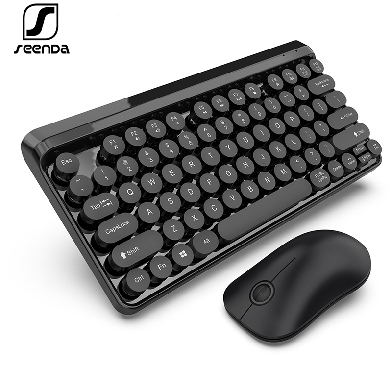 SeenDa 2.4G Wireless Keyboard and Mouse Set Multimedia Keyboard Chocolate Key Cap Multi System Compatible Wireless
SeenDa 2.4G Wireless Keyboard and Mouse Set Multimedia Keyboard Chocolate Key Cap Multi System Compatible Wireless