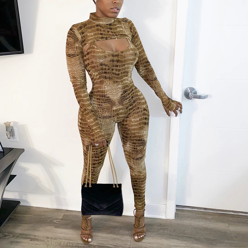 Women Serpentine O-Neck Full Sleeve Crop Top Halter Jumpsuit Fitness Elastic Hight 2020 Fashion Two Piece Outfits Casual, Gray
Women Serpentine O-Neck Full Sleeve Crop Top Halter Jumpsuit Fitness Elastic Hight 2020 Fashion Two Piece Outfits Casual, Gray