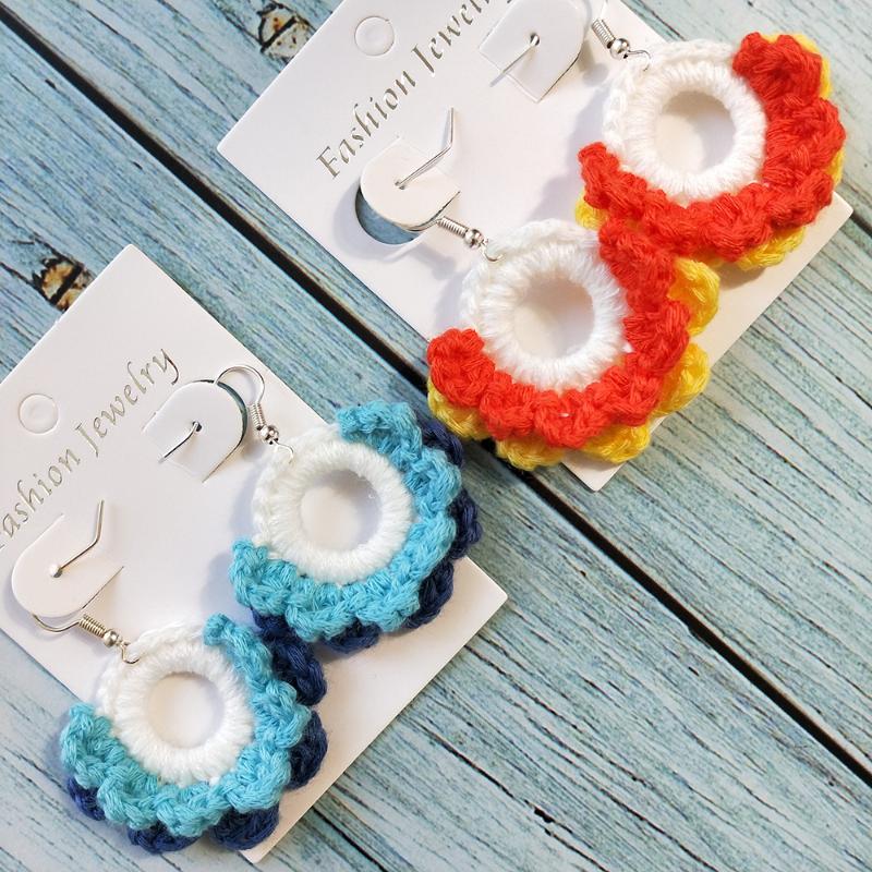 1 Pair Flower Crochet Hook Dangling Female Fashion Bohemian Style Dangle Piercing Jewelry
1 Pair Flower Crochet Hook Dangling Female Fashion Bohemian Style Dangle Piercing Jewelry