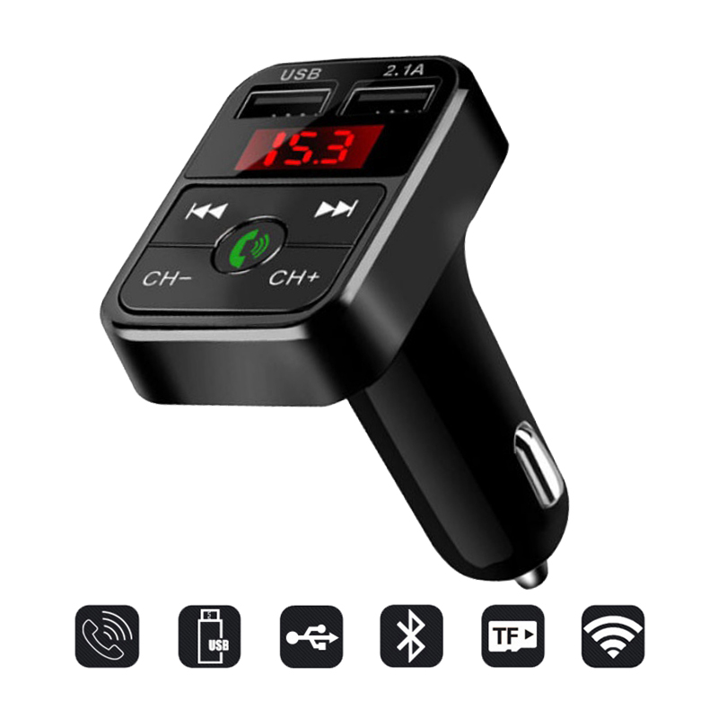 Car Handsfree Wireless Bluetooth Kit FM Transmitter LCD Car MP3 Player USB Charger FM Modulator Accessories
Car Handsfree Wireless Bluetooth Kit FM Transmitter LCD Car MP3 Player USB Charger FM Modulator Accessories