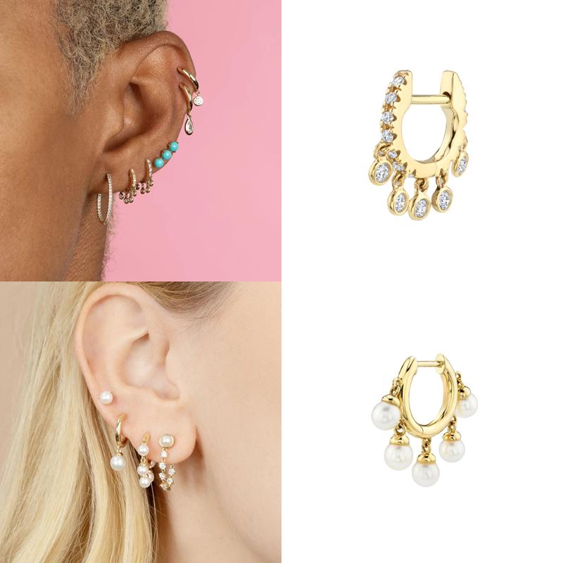 New Fashion CZ Crystal Tassel Pearl Earrings for Women Boho Small Hoop Earrings 2020 Female Circle Huggie Jewelry 1pcs
New Fashion CZ Crystal Tassel Pearl Earrings for Women Boho Small Hoop Earrings 2020 Female Circle Huggie Jewelry 1pcs