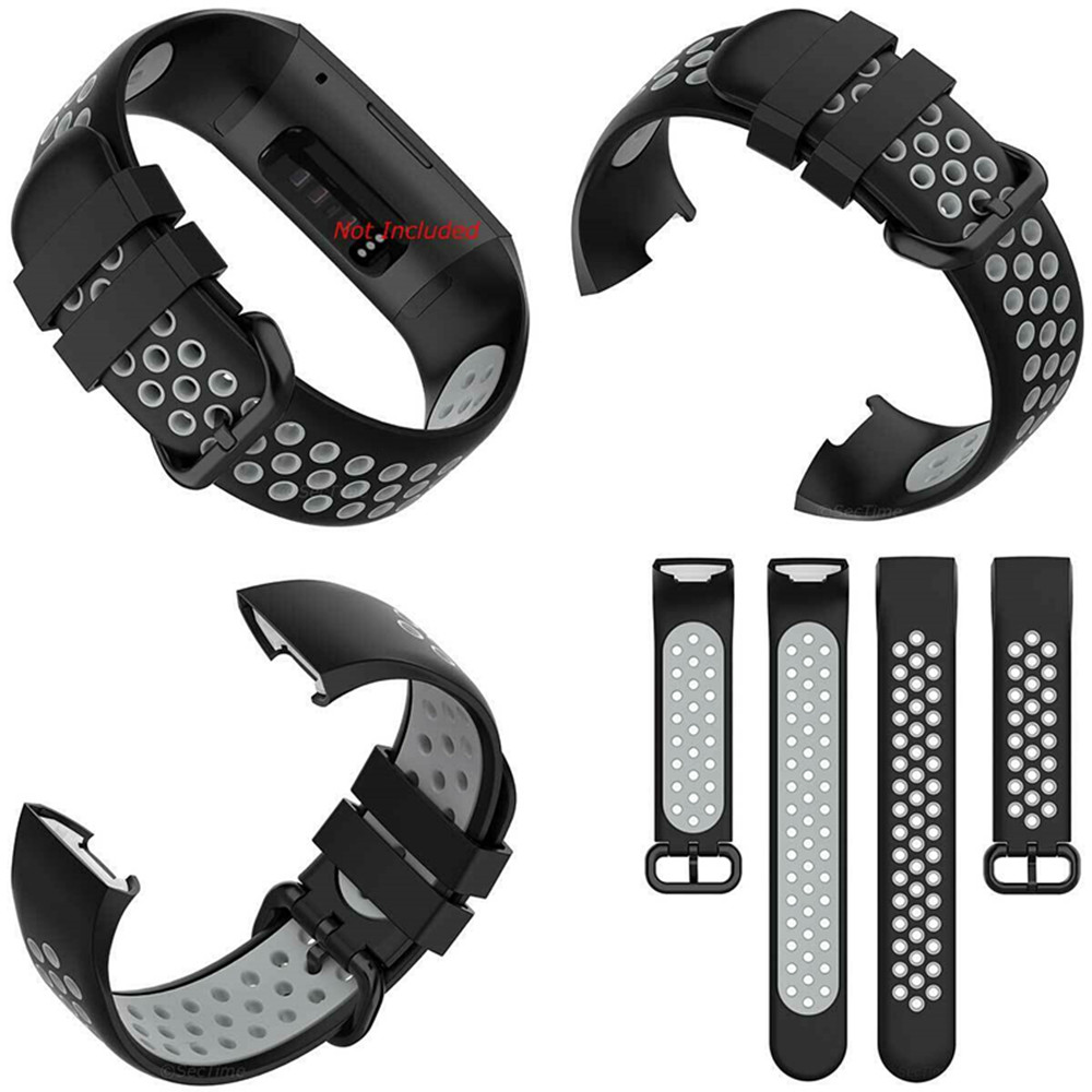 WatchBand 4 Outdoor Fashion Soft Silicone Replacement Band For Fitbit Charge 3 SE Wristbands Bracelet Strap free shipping