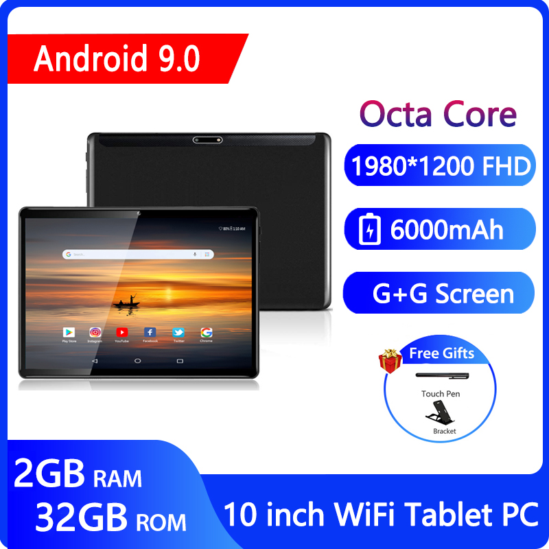 ZONKO 10 inch Tablet Android 9.0 Tablet PC 5G WiFi Tablets Octa Core 2G RAM 32G ROM Tablets 1920*1200 IPS GPS Google Play, White
ZONKO 10 inch Tablet Android 9.0 Tablet PC 5G WiFi Tablets Octa Core 2G RAM 32G ROM Tablets 1920*1200 IPS GPS Google Play, White