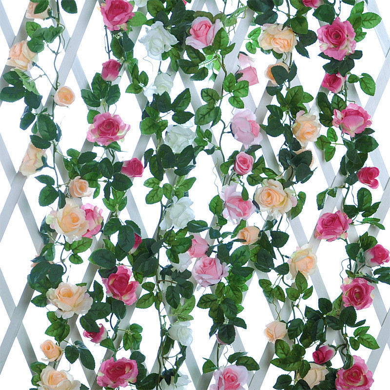 1pcs Simulation Silk Rose Flower Artificial Flower Vine Rattan Rose Wall Wedding Party Home Decor, White
1pcs Simulation Silk Rose Flower Artificial Flower Vine Rattan Rose Wall Wedding Party Home Decor, White