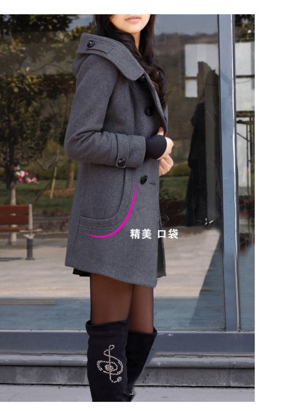Nice New Winter Fur Collar Woolen Coat Wool Windbreaker Women Cashmere Coat Winter Jacket Women Female Plus Fashion, Black
Nice New Winter Fur Collar Woolen Coat Wool Windbreaker Women Cashmere Coat Winter Jacket Women Female Plus Fashion, Black