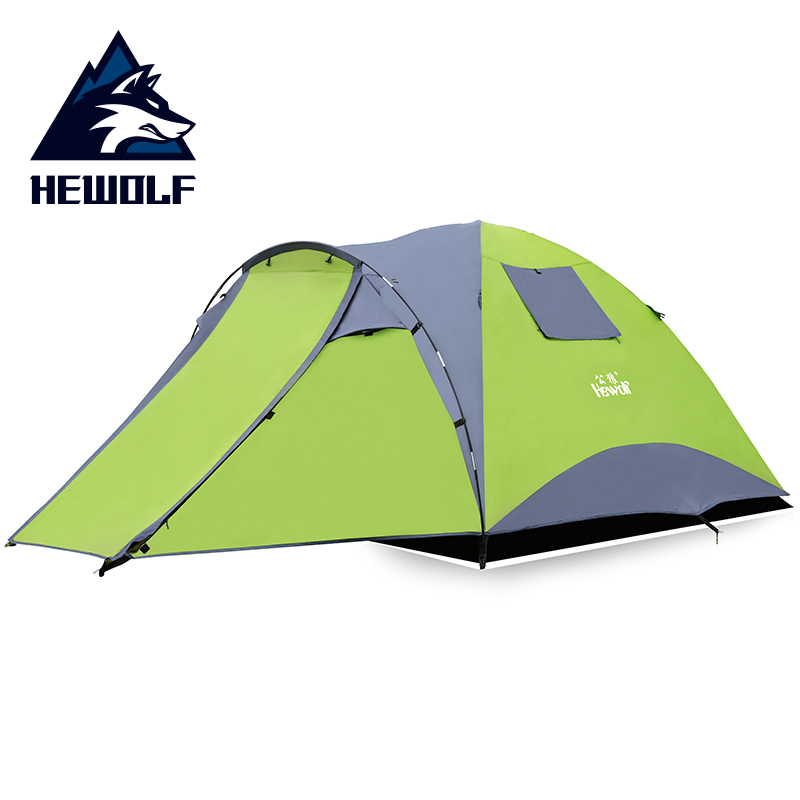Hewolf Waterproof Tourist Tents 4 Person Outdoor Camping Double Layer One hall one bedroom 3 Seasons Hiking Camping Family Tent
Hewolf Waterproof Tourist Tents 4 Person Outdoor Camping Double Layer One hall one bedroom 3 Seasons Hiking Camping Family Tent