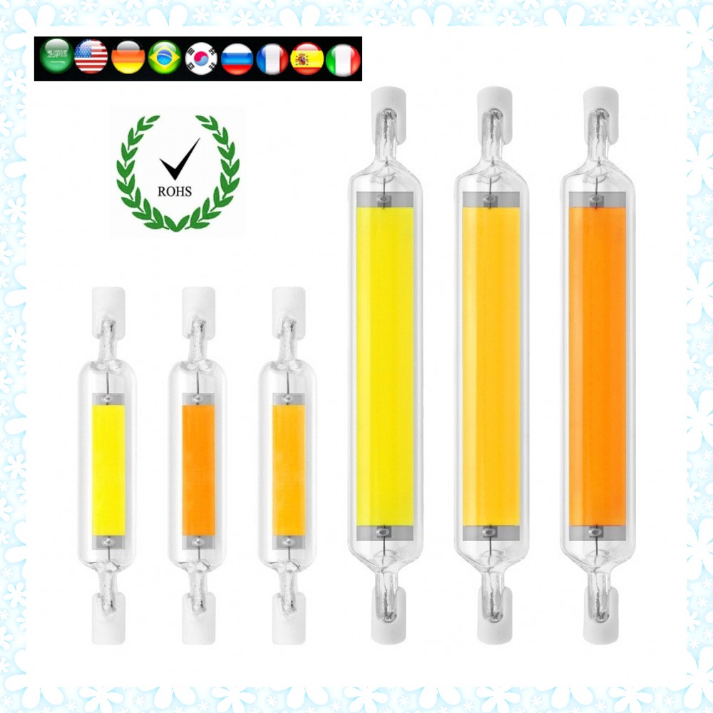 LED R7S Glass Tube COB Bulb 78MM 30W 118MM 40W 50W R7S Corn Lamp J78 J118 Replace Halogen Light 50W 100W AC 220V 230V Lampadas
LED R7S Glass Tube COB Bulb 78MM 30W 118MM 40W 50W R7S Corn Lamp J78 J118 Replace Halogen Light 50W 100W AC 220V 230V Lampadas