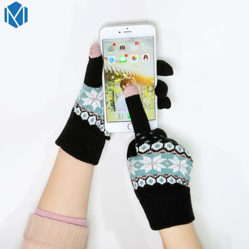 Women Warm Gloves Female Thick Knitted Snowflake Full Finger Gloves Winter Christmas Mittens Screen Sense Mitaine Femme Luvas
Women Warm Gloves Female Thick Knitted Snowflake Full Finger Gloves Winter Christmas Mittens Screen Sense Mitaine Femme Luvas