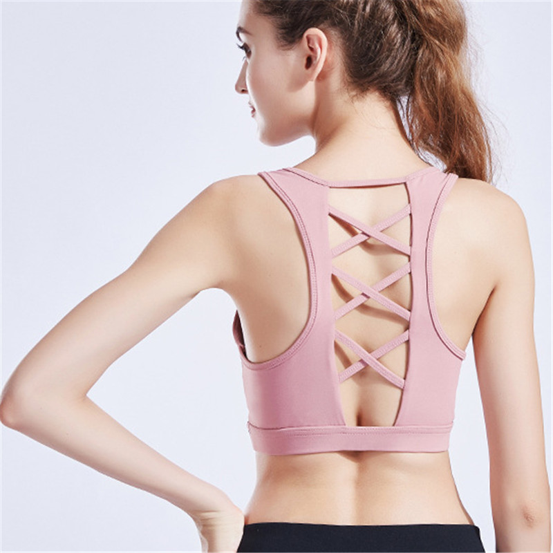 Sexy Cross Sports Bra Women Yoga Bra Shakeproof Gym Running Sport Breathable Fitness Sport Top Brassiere Femme, Black
Sexy Cross Sports Bra Women Yoga Bra Shakeproof Gym Running Sport Breathable Fitness Sport Top Brassiere Femme, Black