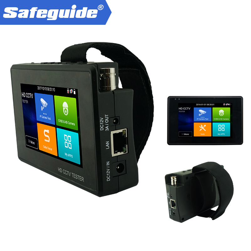 Multi-functions CCTV Tester New 4" wrist 4K H.265 IP CVBS CVI TVI AHD 5-in-1 CCTV Tester
Multi-functions CCTV Tester New 4" wrist 4K H.265 IP CVBS CVI TVI AHD 5-in-1 CCTV Tester