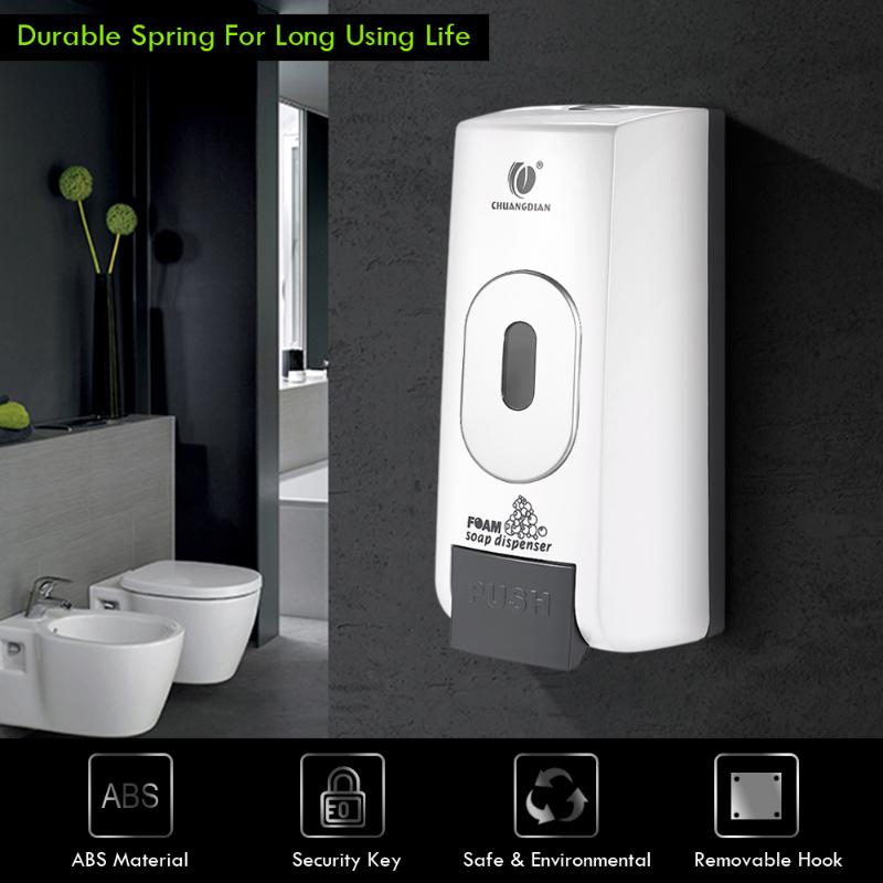 Washroom Lotion Dispenser Wall Mount Manual Press Foam Soap Dispenser Liquid Cleanser for Hotel Soap Container 500ml
Washroom Lotion Dispenser Wall Mount Manual Press Foam Soap Dispenser Liquid Cleanser for Hotel Soap Container 500ml