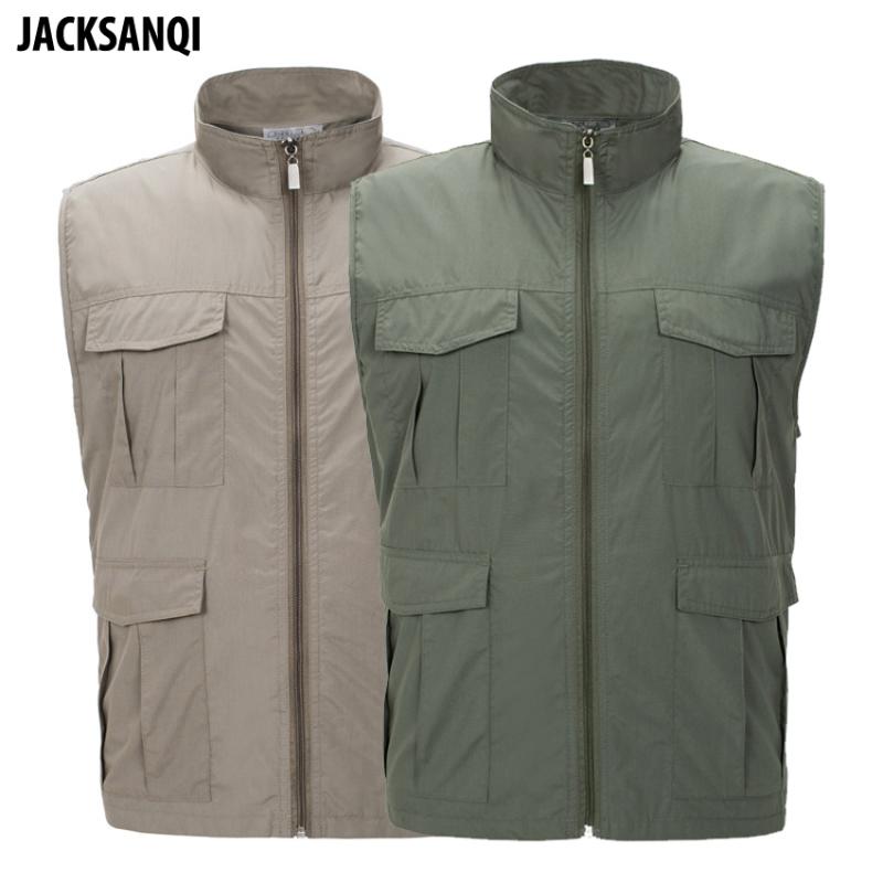 JACKSANQI Men's Sports Waistcoats Outdoor Quick Dry Vest Male Sleeveless Photographer Jacket Hiking Fishing Camping Coats RA291, Army green
JACKSANQI Men's Sports Waistcoats Outdoor Quick Dry Vest Male Sleeveless Photographer Jacket Hiking Fishing Camping Coats RA291, Army green