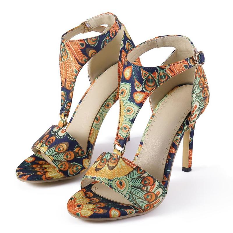 Women Summer Fashion Printed Fine Heel Sandals Fish Mouth Hollow High Heels Pumps Peep Toe Stiletto Heels tacones mujer Wedding, As pic
Women Summer Fashion Printed Fine Heel Sandals Fish Mouth Hollow High Heels Pumps Peep Toe Stiletto Heels tacones mujer Wedding, As pic