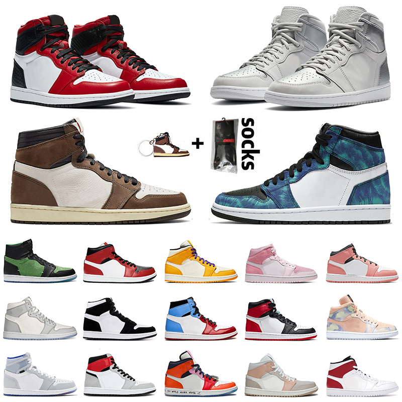 2020 New Jumpman 1 1s Sport TIE DYE Satin Snake Basketball Shoes Mens Retro Mid Chicago Toe Black Metallic Silver Women Trainers Sneakers, #26 premium fossi 36-47
2020 New Jumpman 1 1s Sport TIE DYE Satin Snake Basketball Shoes Mens Retro Mid Chicago Toe Black Metallic Silver Women Trainers Sneakers, #26 premium fossi 36-47