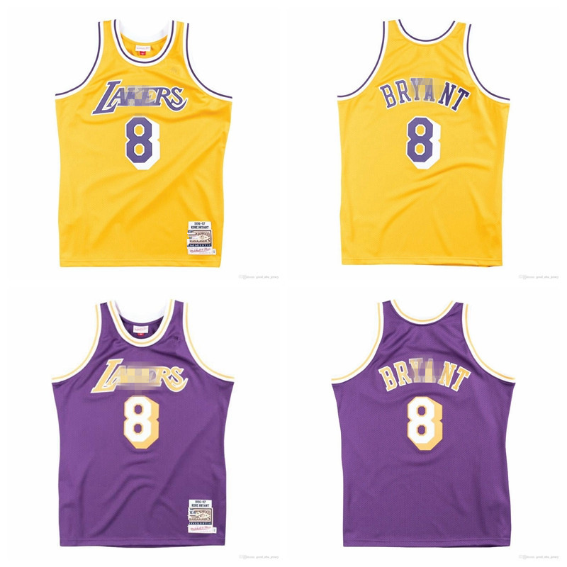 Authentic Jersey Vintage Los Angeles Lakers 8 KOBE Bryant Jersey Home Road Mitchell Ness 1996-97 Jersey, Gold
Authentic Jersey Vintage Los Angeles Lakers 8 KOBE Bryant Jersey Home Road Mitchell Ness 1996-97 Jersey, Gold
