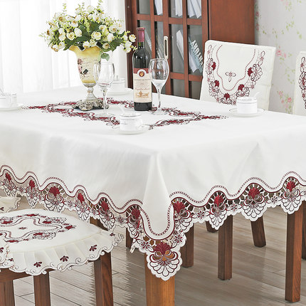 Europe luxury embroidered tablecloth table dining table cover cloth wedding 213 Red flower chair cover home textile, Burgundy
Europe luxury embroidered tablecloth table dining table cover cloth wedding 213 Red flower chair cover home textile, Burgundy