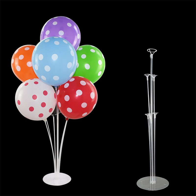 70cm DIY Balloon Stand 7 Tubes Balloon Holder Column for Birthday Party Decoration Kids Favors Wedding Balloons Backdrop Arch 8