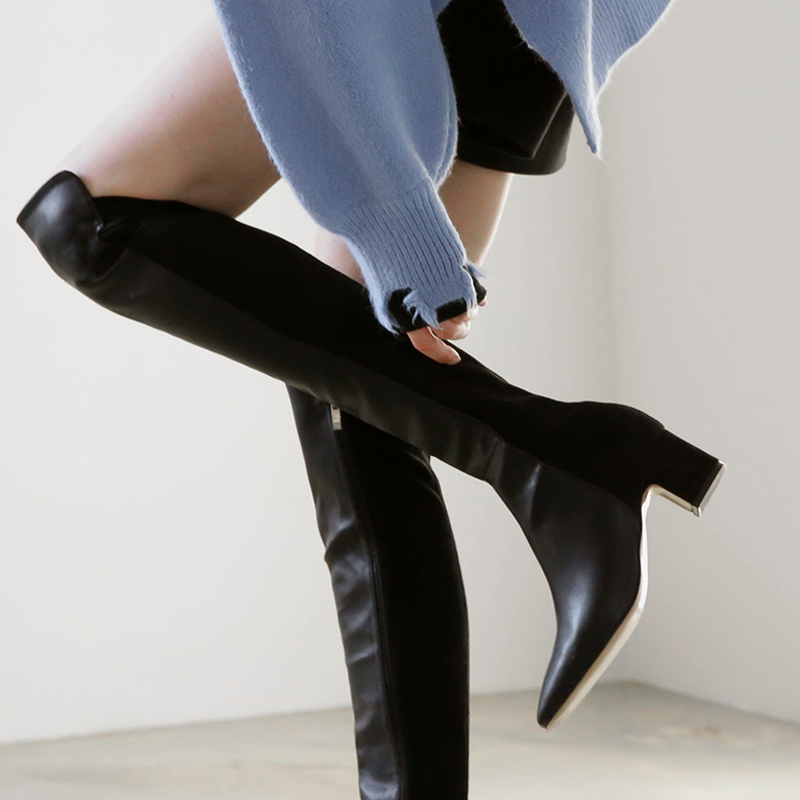 2020 Winter Sexy Over-the-knee Long Boots High Boots Women's Pointed Toe Stiletto Elastic Stovepipe Size 33-42, Black 6cm
2020 Winter Sexy Over-the-knee Long Boots High Boots Women's Pointed Toe Stiletto Elastic Stovepipe Size 33-42, Black 6cm