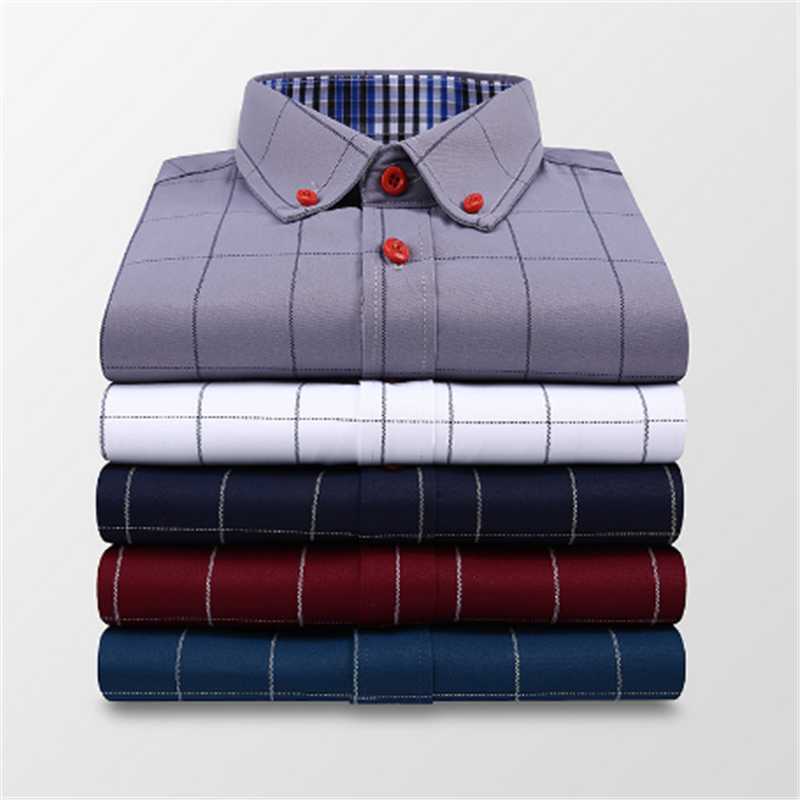 Men Casual Long Sleeve Plaid Shirt Korean Style Clothes Camisa Blusas Blouse Koszula Blusa Masculina Men Fashion Chemise Longue, Gray
Men Casual Long Sleeve Plaid Shirt Korean Style Clothes Camisa Blusas Blouse Koszula Blusa Masculina Men Fashion Chemise Longue, Gray