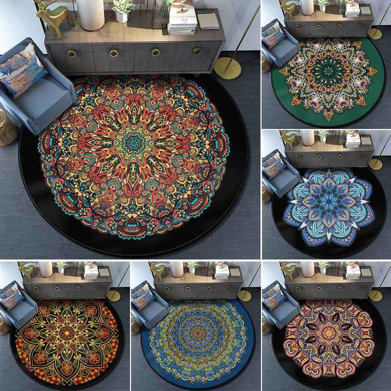 3d Bohemian ethnic carpet crystal velvet round rug mandala area rugs floor mat bedroom living room nordic home Decorative carpet, Dz53-1
3d Bohemian ethnic carpet crystal velvet round rug mandala area rugs floor mat bedroom living room nordic home Decorative carpet, Dz53-1