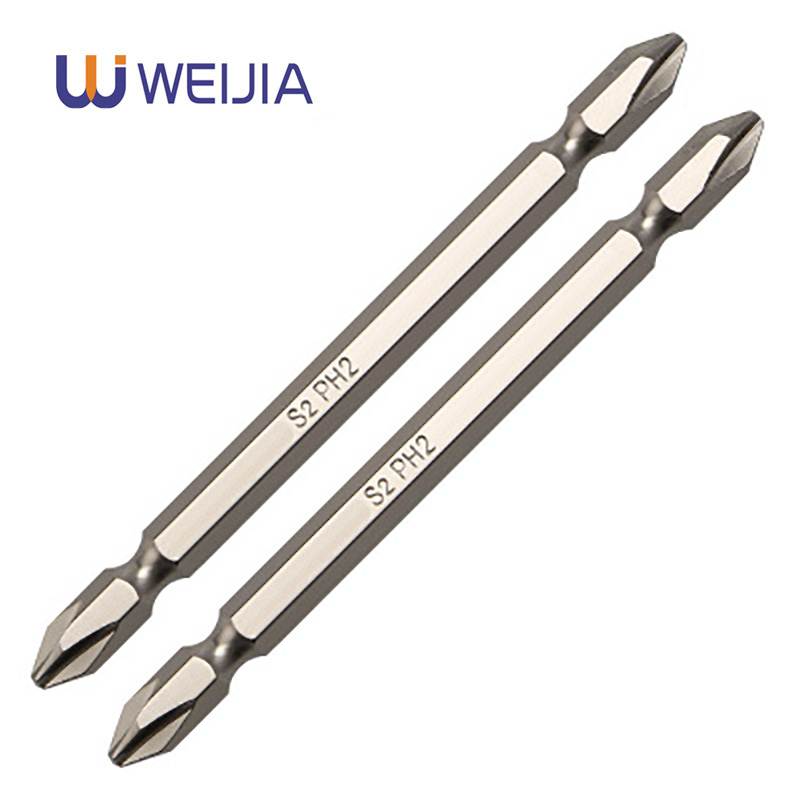 Magnetic 110mm Long Ph2 Slotted SL6 Screwdriver Bits Double Ended Screw Driver Bit For 6.35mm Electric Hand Screwdriver
Magnetic 110mm Long Ph2 Slotted SL6 Screwdriver Bits Double Ended Screw Driver Bit For 6.35mm Electric Hand Screwdriver