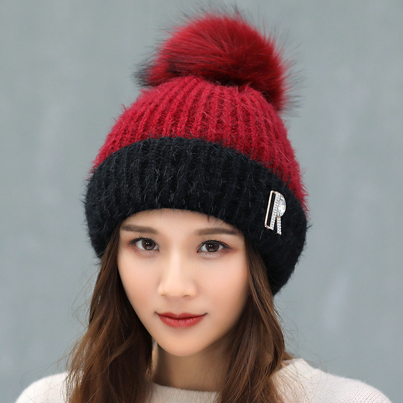 2020 Female Winter Knitted Hat Casual All-match Sweet Lovely thickening Knit Women Hat Winter Warm Knitting Cap, Black
2020 Female Winter Knitted Hat Casual All-match Sweet Lovely thickening Knit Women Hat Winter Warm Knitting Cap, Black