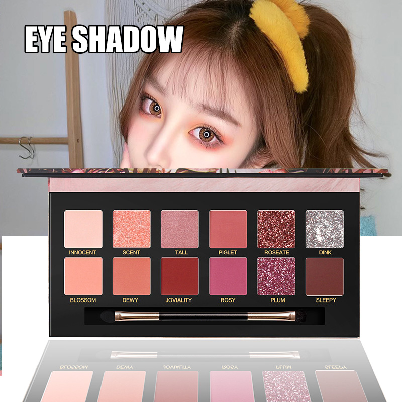 12 Colors Eyeshadow Palette Matte Shimmering Shining Long Lasting Waterproof Eye Shadow SSwell
12 Colors Eyeshadow Palette Matte Shimmering Shining Long Lasting Waterproof Eye Shadow SSwell