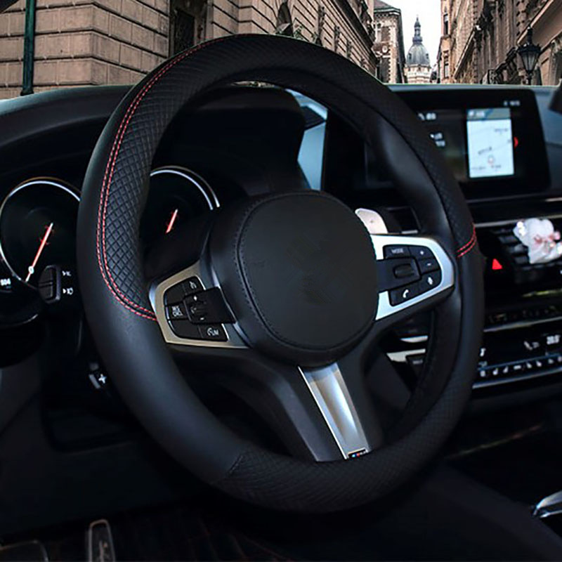 Car steering wheel cover 37-38cm universal high quality leather steering wheel cover suitable for 99% all models car Accessories
Car steering wheel cover 37-38cm universal high quality leather steering wheel cover suitable for 99% all models car Accessories