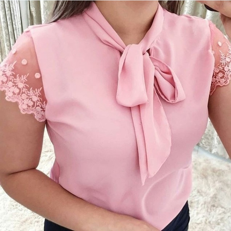 Summer T Shirts 2020 Women Vintage Bowknot Collar Tees Shirt Casual Short Sleeve T-Shirt Female Lace Patchwork Tops, White
Summer T Shirts 2020 Women Vintage Bowknot Collar Tees Shirt Casual Short Sleeve T-Shirt Female Lace Patchwork Tops, White