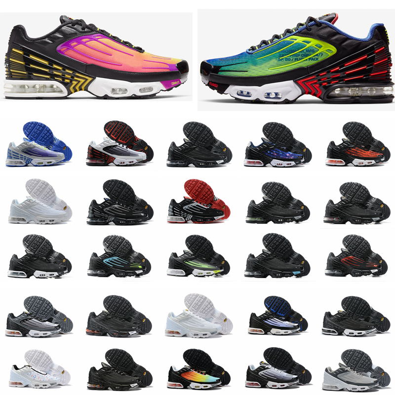 New Turned Tn Plus 3 III Mens Running Shoes Parachute Triple Black White tns chaussures Homme mercurial Trainers Zapatos
New Turned Tn Plus 3 III Mens Running Shoes Parachute Triple Black White tns chaussures Homme mercurial Trainers Zapatos