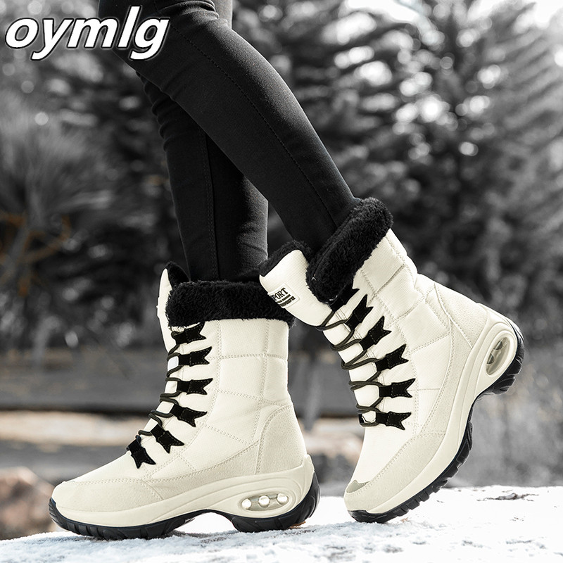 New Winter Women Boots High Quality Keep Warm Mid-Calf Snow Boots Women Lace-up Comfortable Ladies chaussures femme, Beige
New Winter Women Boots High Quality Keep Warm Mid-Calf Snow Boots Women Lace-up Comfortable Ladies chaussures femme, Beige
