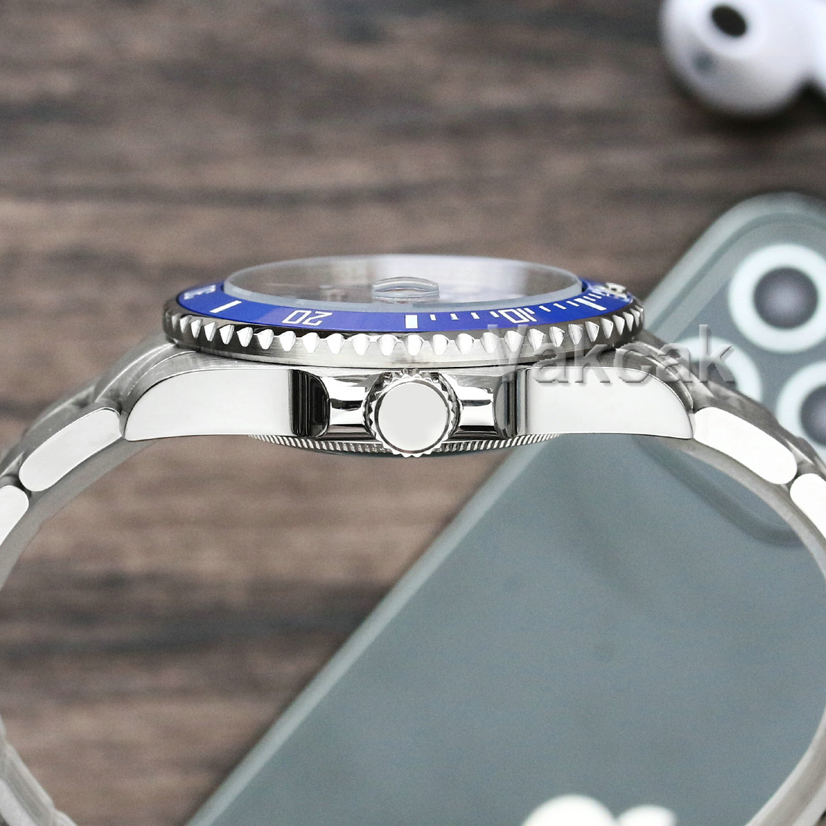 New Ceramic Bezel Mens 2813 Mechanical Stainless Steel Automatic Movement Watch Sports Self-wind Watches Wristwatches vakcak
New Ceramic Bezel Mens 2813 Mechanical Stainless Steel Automatic Movement Watch Sports Self-wind Watches Wristwatches vakcak