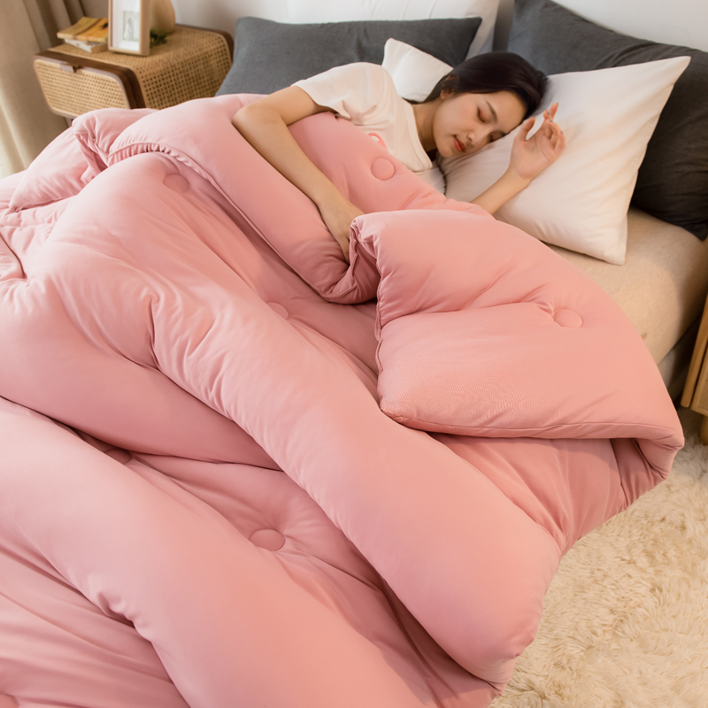 Quilt Winter Autumn Warm Bed Cover for Double Bed Soft Blanket Solid Color Bedspread for Children Adults 150*200cm about 1.6kg
Quilt Winter Autumn Warm Bed Cover for Double Bed Soft Blanket Solid Color Bedspread for Children Adults 150*200cm about 1.6kg