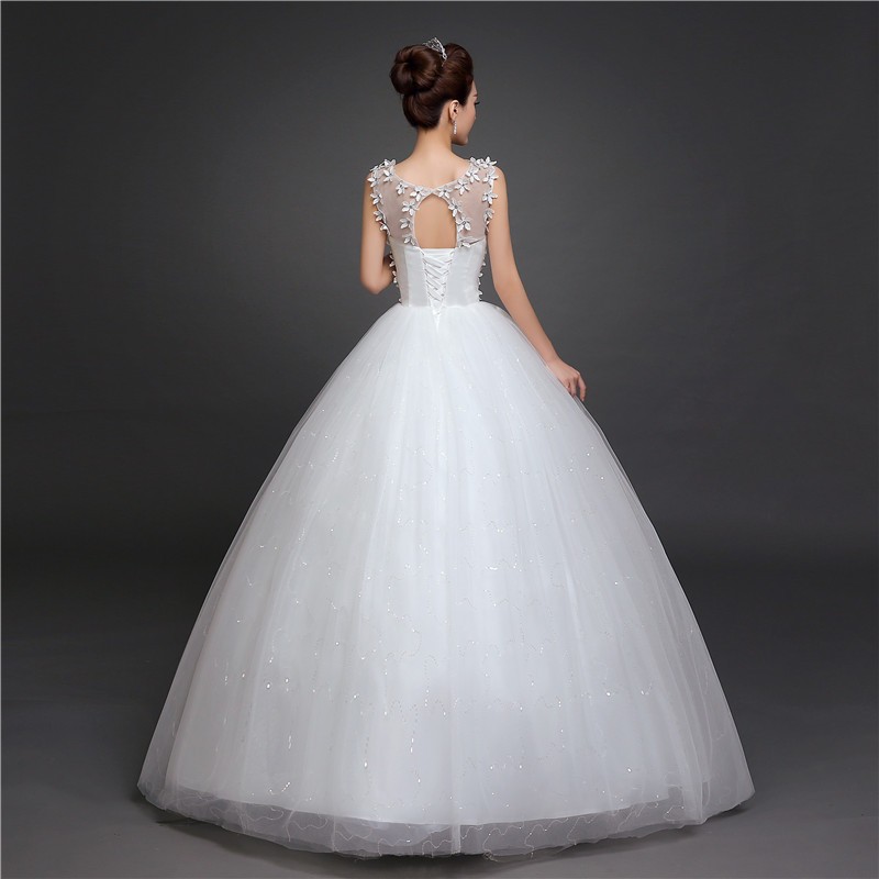 Red Retro Korean Style Big Long Train Wedding Dress 2020 Vestidos De Novia Real Photo Plus Size Princess Brid Lace with Flowers