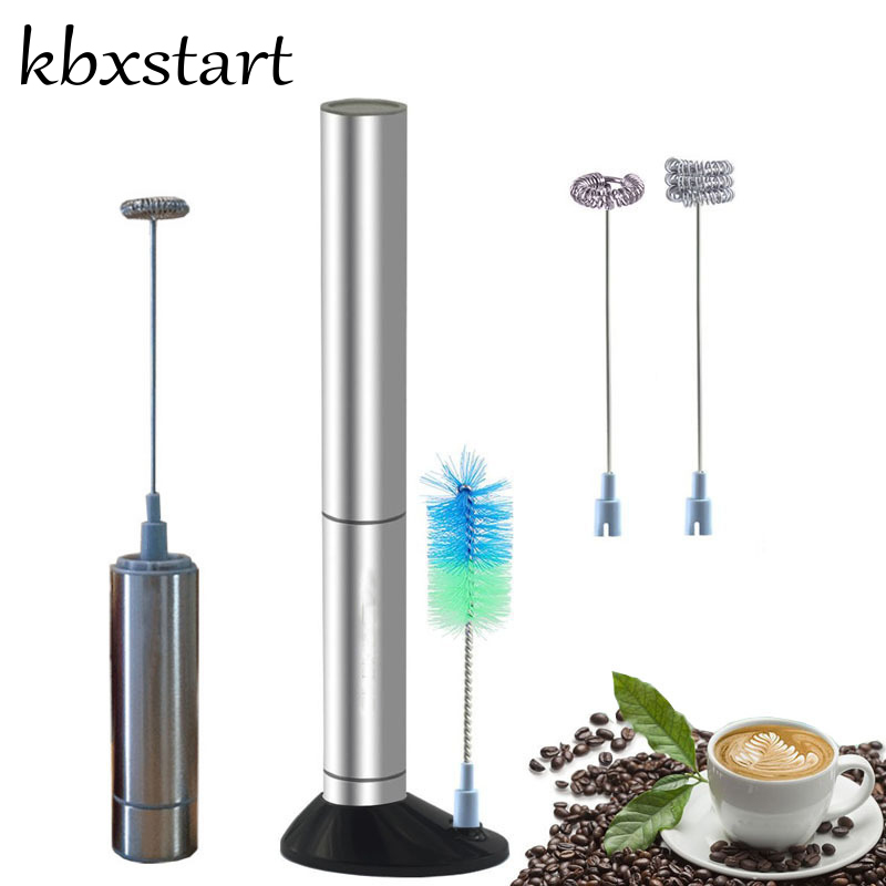 Mixer Stainless Steel Handheld Blender Hand Double Milk Spring Whisk Head Milk Drink Mixer for Coffee Cappuccino
Mixer Stainless Steel Handheld Blender Hand Double Milk Spring Whisk Head Milk Drink Mixer for Coffee Cappuccino