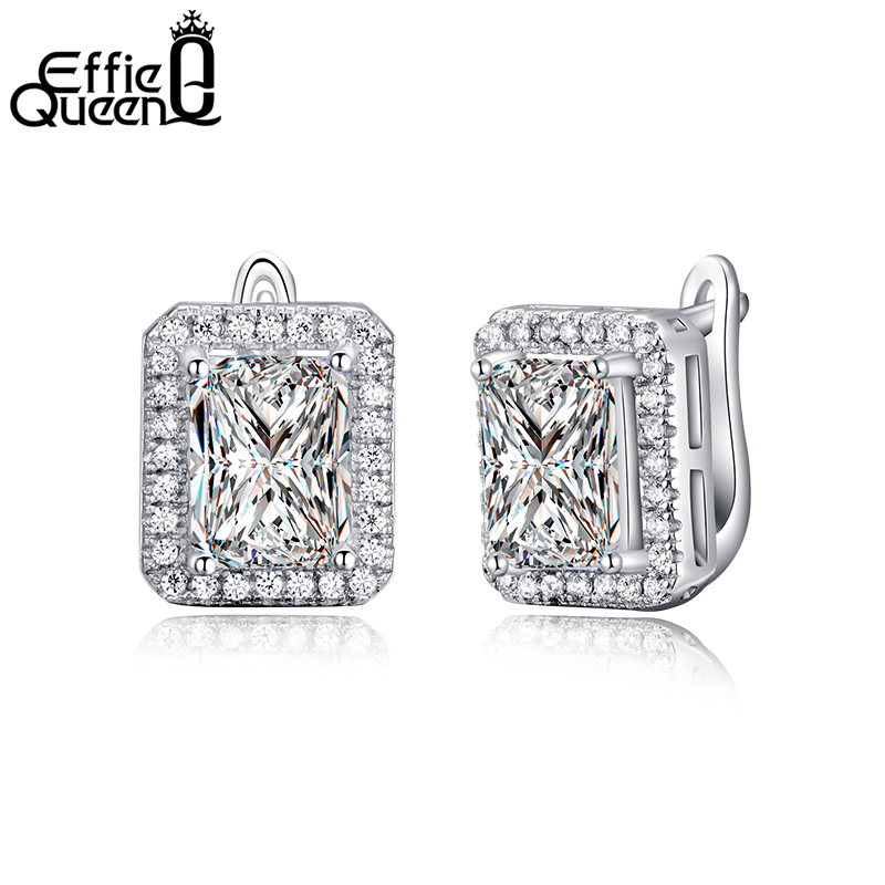 Effie Queen New Arrival 1.8 ct Rectangle Cubic Zirconia Earring Stud For Women Best Christmas Earring Gift 3 Colors Choices DE95
Effie Queen New Arrival 1.8 ct Rectangle Cubic Zirconia Earring Stud For Women Best Christmas Earring Gift 3 Colors Choices DE95