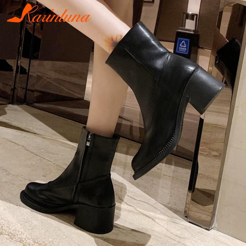 Karin Casual Round toe Square Thick Heels women Ankle Boots Solid New Arrival Zipper Non-Slip Female shoes, Beige
Karin Casual Round toe Square Thick Heels women Ankle Boots Solid New Arrival Zipper Non-Slip Female shoes, Beige