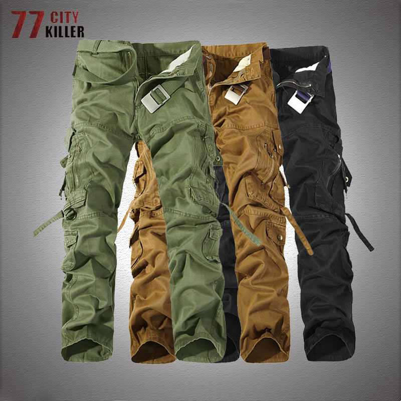 Multi-pocket Tactical Pants Men Style Solid Washed Overalls Male High Quality Cotton Loose Trousers Mens Cargo Pants, Black
Multi-pocket Tactical Pants Men Style Solid Washed Overalls Male High Quality Cotton Loose Trousers Mens Cargo Pants, Black