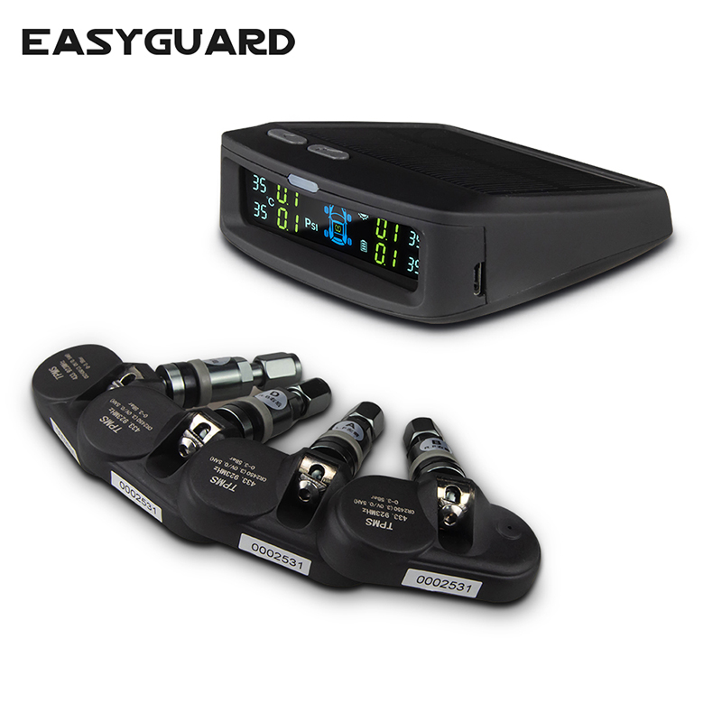 EASYGUARD car TPMS with Solar Panel Display 4 TPMS Sensor PSI or BAR 0-3.5Bar/PSI DC12V (Internal Sensor T187N
EASYGUARD car TPMS with Solar Panel Display 4 TPMS Sensor PSI or BAR 0-3.5Bar/PSI DC12V (Internal Sensor T187N