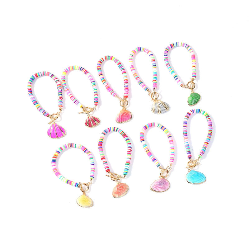 Doreenbeads European New Boho Style Colorful Shell Pendant Bracelet Female Temperament Wild Fashion Soft Ceramic Bracelet 1PC
Doreenbeads European New Boho Style Colorful Shell Pendant Bracelet Female Temperament Wild Fashion Soft Ceramic Bracelet 1PC