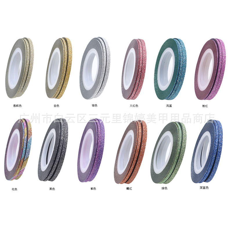 1Pcs/Sell 1mm Glitter Nail Striping Line Tape Nail Art Tips False Coffin Nails Art Tips Shape Full Cover Manicure Fake, 11
1Pcs/Sell 1mm Glitter Nail Striping Line Tape Nail Art Tips False Coffin Nails Art Tips Shape Full Cover Manicure Fake, 11