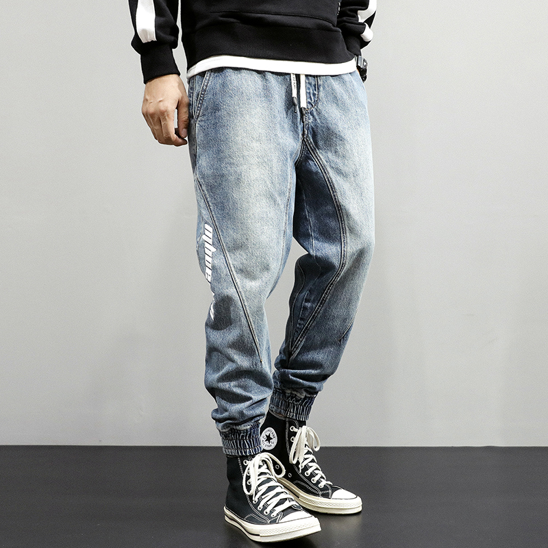 Japanese Fashion Men Jeans Retro Blue Spliced Designer Harem Trousers Denim Cargo Pants Streetwear Hip Hop Jeans Men Joggers
Japanese Fashion Men Jeans Retro Blue Spliced Designer Harem Trousers Denim Cargo Pants Streetwear Hip Hop Jeans Men Joggers